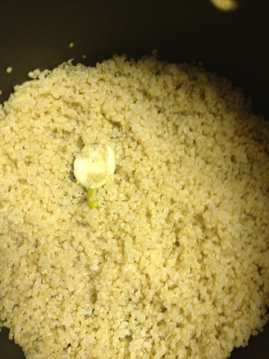 Cook the Quinoa per instructions